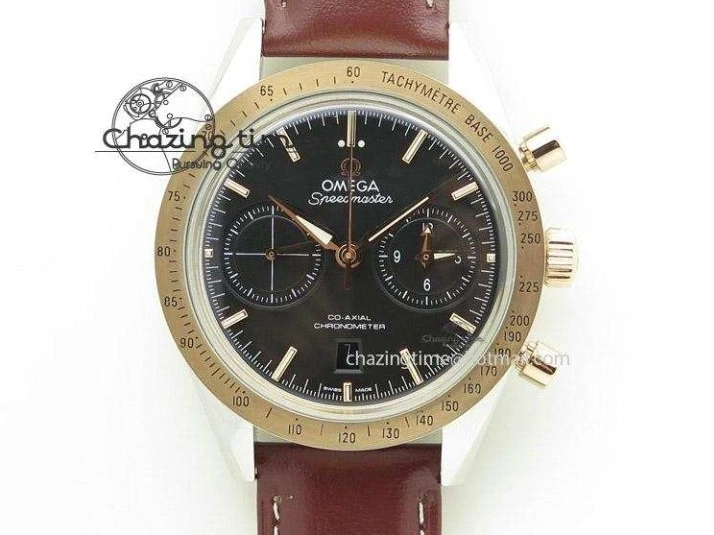 0204 Planet Ocean 43.5mm SS VSF 1:1 Best Edition Brown Bezel Sand Dial on Sand Rubber Strap A8900 Super Clone Neat 7710